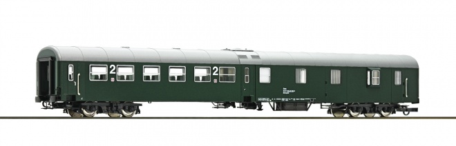 Passenger coach 2nd class with baggage compartment<br /><a href='images/pictures/Roco/Roco-64670.jpg' target='_blank'>Full size image</a>